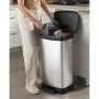 Curver Papelera de pedal doble Deco plateado 23L + 23L de , Contenedores de reciclaje - Ref: Foro24-442065, Precio: 76,05 €, ...