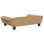 Cama para perros de terciopelo marrón 70x48x22 cm en Camas para perros | Comprar online en Foru.es