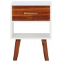 Mesitas de noche 2 uds de madera maciza acacia 40x30x57 cm de vidaXL, Mesitas de noche - Ref: Foro24-245740, Precio: 119,12 €...