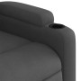 Sillón reclinable eléctrico de tela gris oscuro en Sillones | Comprar online en Foru.es