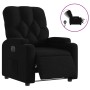Sillón reclinable eléctrico de tela negro en Sillones | Comprar online en Foru.es