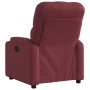 Sillón reclinable eléctrico tela rojo tinto en Sillones | Comprar online en Foru.es