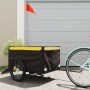 Remolque para bicicleta hierro negro y amarillo 45 kg de , Remolques para bicicletas - Ref: Foro24-94092, Precio: 82,84 €, De...
