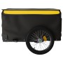 Remolque para bicicleta hierro negro y amarillo 45 kg de , Remolques para bicicletas - Ref: Foro24-94092, Precio: 82,84 €, De...