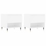 Mesas de centro 2 uds madera de ingeniería blanco 50x46x50 cm de , Mesas de centro - Ref: Foro24-830893, Precio: 63,60 €, Des...