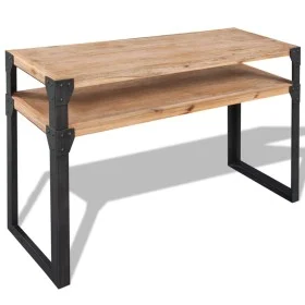Mesa consola de madera maciza reciclada 120x40x85 cm de vidaXL, Mesas auxiliares - Ref: Foro24-243915, Precio: 138,63 €, Desc...
