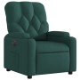 Sillón reclinable eléctrico tela verde oscuro en Sillones | Comprar online en Foru.es