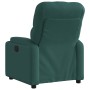 Sillón reclinable eléctrico tela verde oscuro en Sillones | Comprar online en Foru.es