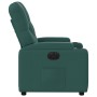 Sillón reclinable eléctrico tela verde oscuro en Sillones | Comprar online en Foru.es