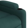 Sillón reclinable eléctrico tela verde oscuro en Sillones | Comprar online en Foru.es