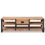 Mueble para TV madera de acacia maciza 140x40x45 cm de vidaXL, Muebles TV - Ref: Foro24-243913, Precio: 207,58 €, Descuento: %