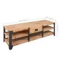 Mueble para TV madera de acacia maciza 140x40x45 cm de vidaXL, Muebles TV - Ref: Foro24-243913, Precio: 205,75 €, Descuento: %