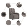 Sillón reclinable eléctrico tela gris taupé en Sillones | Comprar online en Foru.es