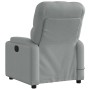 Sillón reclinable de masaje eléctrico tela gris claro en Sillones | Comprar online en Foru.es