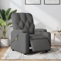 Sillón reclinable de masaje eléctrico tela gris oscuro en Sillones | Comprar online en Foru.es