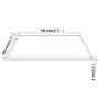 Tablero mesa de cristal templado cuadrado 700x700 mm de vidaXL, Tableros para mesas - Ref: Foro24-243631, Precio: 45,71 €, De...
