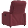 Sillón de masaje reclinable eléctrico tela rojo tinto en Sillones | Comprar online en Foru.es
