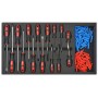 Carrito de herramientas 1125 herramientas acero rojo de vidaXL, Cajas de herramientas - Ref: Foro24-142248, Precio: 513,62 €,...