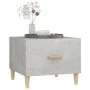 Mesa de centro madera contrachapada gris hormigón 50x50x40cm de , Mesas de centro - Ref: Foro24-812716, Precio: 35,61 €, Desc...