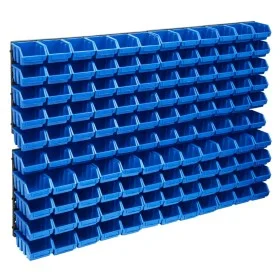 Aufbewahrungsbox-Set, 128 Stück, rot-schwarze Wandpaneele von , Werkzeugschränke - Ref: Foro24-150808, Preis: 134,95 €, Rabat...
