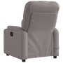 Sillón reclinable de masaje eléctrico tela gris taupe en Sillones | Comprar online en Foru.es