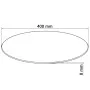 Tablero de mesa de cristal templado redondo 400 mm de vidaXL, Tableros para mesas - Ref: Foro24-243625, Precio: 18,74 €, Desc...