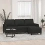 3-Sitzer-Sofa mit schwarzem Stoffhocker 180 cm von , Sofas - Ref: Foro24-3201041, Preis: 350,20 €, Rabatt: %