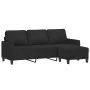 3-Sitzer-Sofa mit schwarzem Stoffhocker 180 cm von , Sofas - Ref: Foro24-3201041, Preis: 350,20 €, Rabatt: %