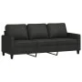 3-Sitzer-Sofa mit schwarzem Stoffhocker 180 cm von , Sofas - Ref: Foro24-3201041, Preis: 350,20 €, Rabatt: %