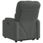 Sillón reclinable elevable de tela gris oscuro en Sillones | Comprar online en Foru.es