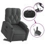 Sillón reclinable elevable de tela gris oscuro en Sillones | Comprar online en Foru.es
