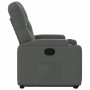 Sillón reclinable elevable de tela gris oscuro en Sillones | Comprar online en Foru.es
