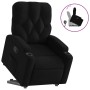 Sillón reclinable elevable tela negro en Sillones | Comprar online en Foru.es