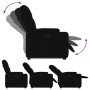 Sillón reclinable elevable tela negro en Sillones | Comprar online en Foru.es