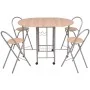 Conjunto de comedor plegable 5 piezas MDF de vidaXL, muebles para cocinas y comedores - Ref: Foro24-243901, Precio: 198,85 €,...
