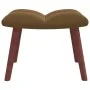 Entspannungssessel mit braunem Samthocker von , Sessel - Ref: Foro24-328070, Preis: 155,94 €, Rabatt: %