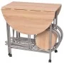 Conjunto de comedor plegable 5 piezas MDF de vidaXL, muebles para cocinas y comedores - Ref: Foro24-243901, Precio: 198,85 €,...