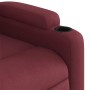 Sillón reclinable elevable tela rojo tinto en Sillones | Comprar online en Foru.es