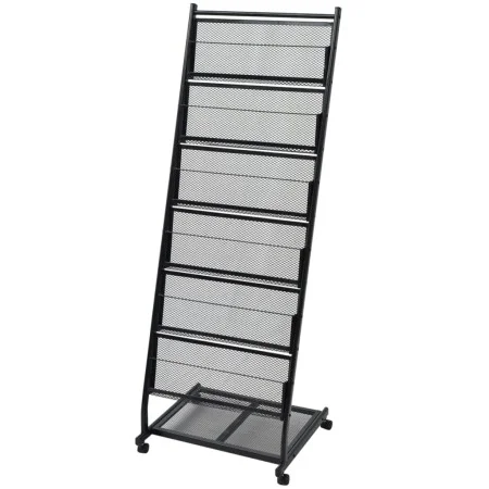Revistero 47,5x43x133 cm negro A4 de vidaXL, Revisteros - Ref: Foro24-30100, Precio: 98,65 €, Descuento: %
