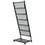 Revistero 47,5x43x133 cm negro A4 de vidaXL, Revisteros - Ref: Foro24-30100, Precio: 98,65 €, Descuento: %