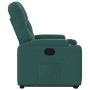 Sillón reclinable elevable tela verde oscuro en Sillones | Comprar online en Foru.es