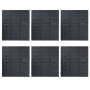 Kit de cajas de almacenaje 96 pzas paneles de pared rojo negro de , Armarios para herramientas - Ref: Foro24-150806, Precio: ...