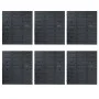 Kit de cajas de almacenaje 96 pzas paneles de pared rojo negro de , Armarios para herramientas - Ref: Foro24-150806, Precio: ...