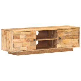 Mueble para TV de madera maciza de mango 116x30x35 cm en Muebles TV | Comprar online en Foru.es