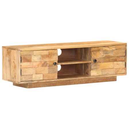 Mueble para TV de madera maciza de mango 116x30x35 cm en Muebles TV | Comprar online en Foru.es