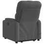 Silla de masaje reclinable de pie de tela gris oscuro en Sillones | Comprar online en Foru.es