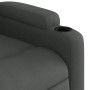 Silla de masaje reclinable de pie de tela gris oscuro en Sillones | Comprar online en Foru.es