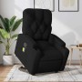 Sillón reclinable de masaje elevable tela negro en Sillones | Comprar online en Foru.es