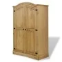 Armario madera de pino Mexicano estilo Corona 2 Puertas de vidaXL, Armarios roperos - Ref: Foro24-243732, Precio: 278,72 €, D...