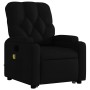 Sillón reclinable de masaje elevable tela negro en Sillones | Comprar online en Foru.es